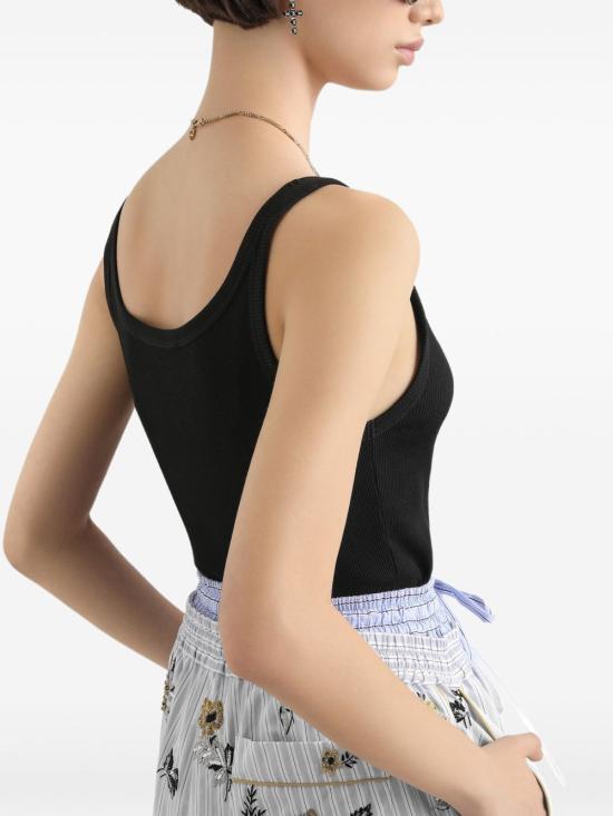 26SS 돌체앤가바나 민소매 티셔츠 F8W45T FU7AVN0000 Black - DOLCE & GABBANA