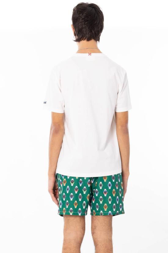 26SS 세인트바쓰 반팔 티셔츠 AUS0001 04294L 01N White - MC2 SAINT BARTH