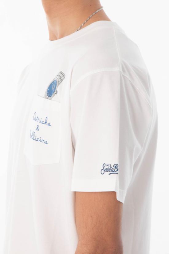 26SS 세인트바쓰 반팔 티셔츠 AUS0001 04294L 01N White - MC2 SAINT BARTH