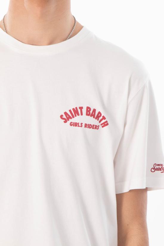 26SS 세인트바쓰 반팔 티셔츠 PRL0002 04251L 10 White - MC2 SAINT BARTH