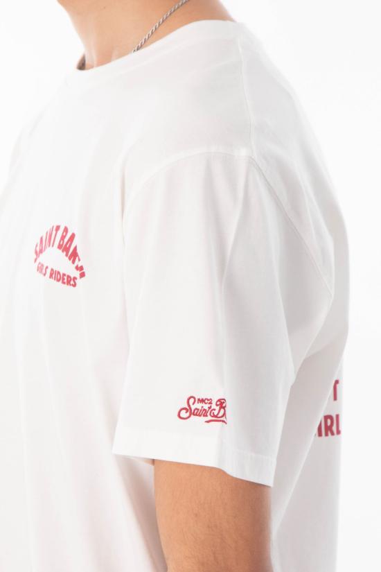 26SS 세인트바쓰 반팔 티셔츠 PRL0002 04251L 10 White - MC2 SAINT BARTH