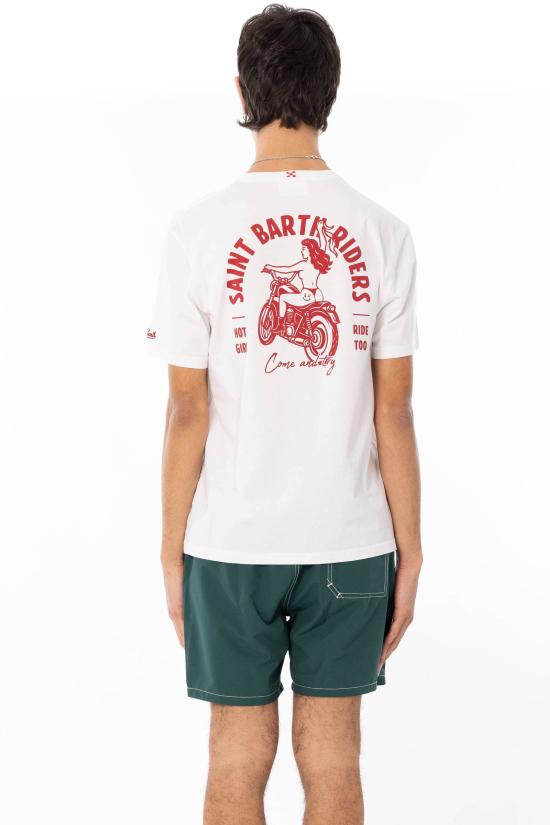 26SS 세인트바쓰 반팔 티셔츠 PRL0002 04251L 10 White - MC2 SAINT BARTH