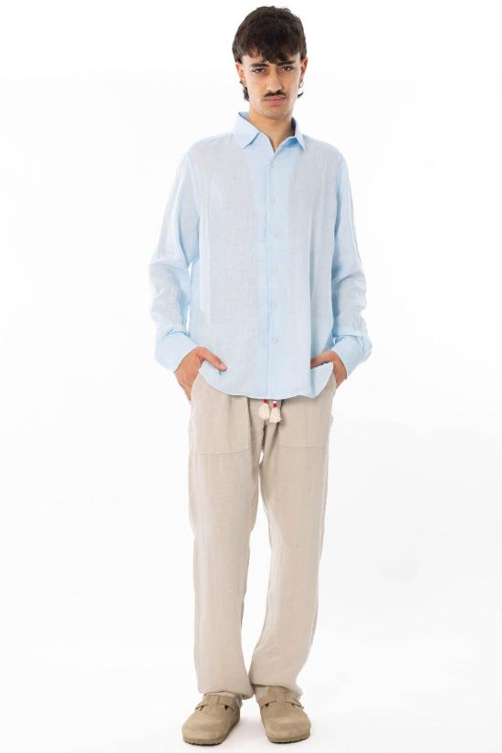26SS 세인트바쓰 긴팔 셔츠 RPH0001 00610L 31 Blue - MC2 SAINT BARTH