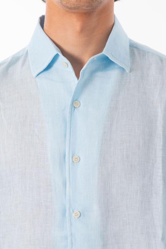 26SS 세인트바쓰 긴팔 셔츠 RPH0001 00610L 31 Blue - MC2 SAINT BARTH