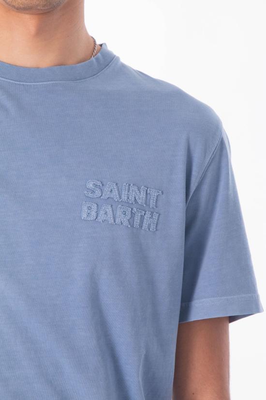 26SS 세인트바쓰 반팔 티셔츠 POT0001 TEX0001 33 Blue - MC2 SAINT BARTH