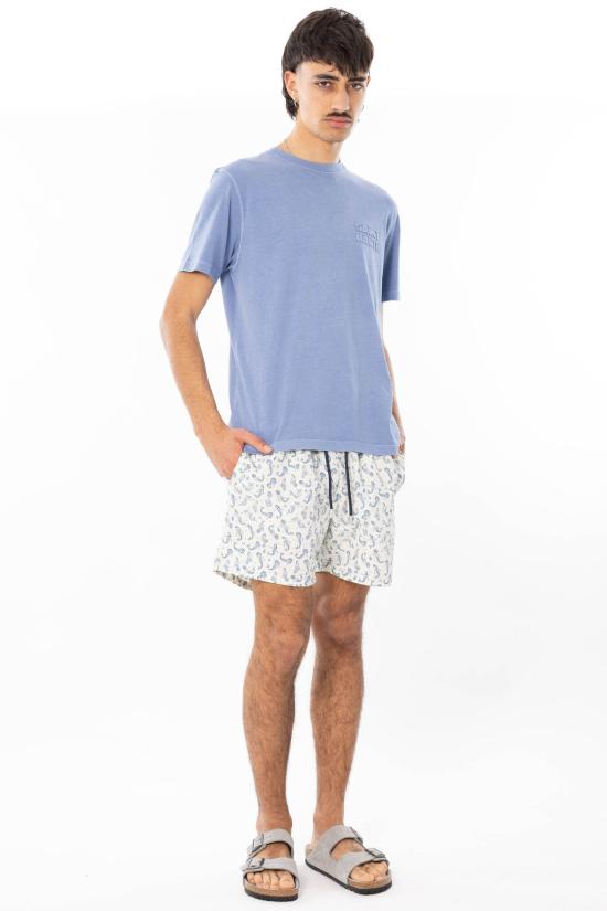 26SS 세인트바쓰 반팔 티셔츠 POT0001 TEX0001 33 Blue - MC2 SAINT BARTH