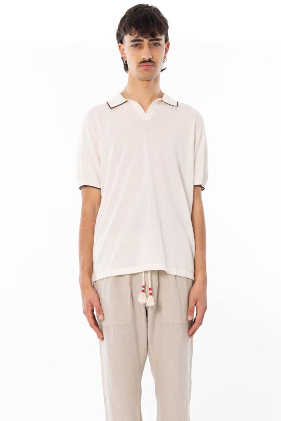 26SS 세인트바쓰 폴로 티셔츠 SLO0014 10L White