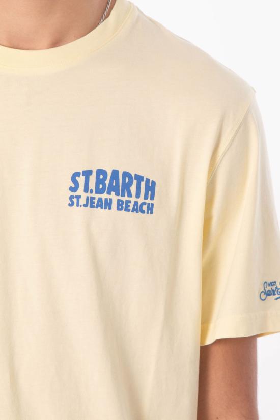 26SS 세인트바쓰 반팔 티셔츠 PRL0002 00318L 92L Yellow - MC2 SAINT BARTH