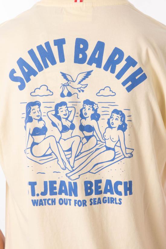 26SS 세인트바쓰 반팔 티셔츠 PRL0002 00318L 92L Yellow - MC2 SAINT BARTH