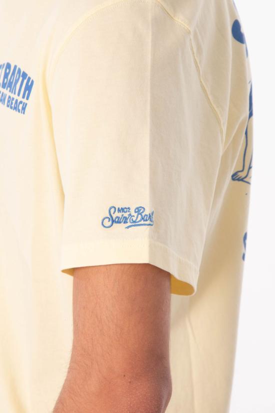 26SS 세인트바쓰 반팔 티셔츠 PRL0002 00318L 92L Yellow - MC2 SAINT BARTH