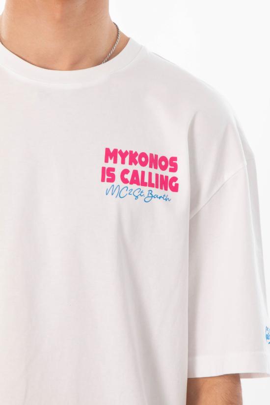 26SS 세인트바쓰 반팔 티셔츠 DLR0001 02219L 01N White - MC2 SAINT BARTH