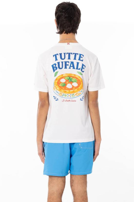 26SS 세인트바쓰 반팔 티셔츠 PRL0002 01227L 01N White - MC2 SAINT BARTH