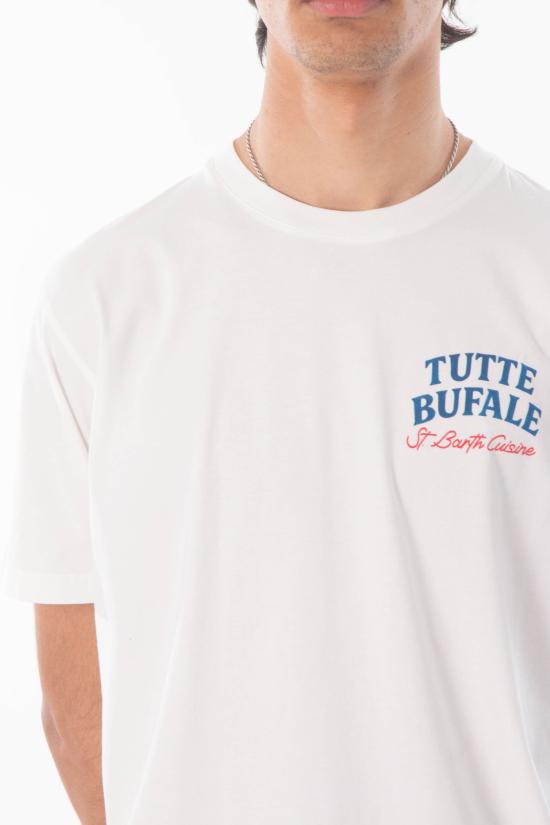 26SS 세인트바쓰 반팔 티셔츠 PRL0002 01227L 01N White - MC2 SAINT BARTH