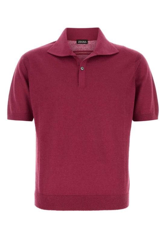 26SS 에르메네질도제냐 폴로 티셔츠 RUHF93A3103 R09 Purple
