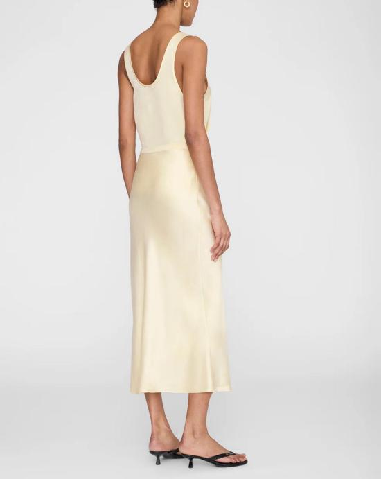 26SS 애니빙 롱 스커트 A044001CRM02 BUTTER YELLOW Cream - ANINE BING