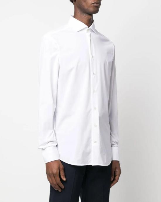 26SS 트라이아노 긴팔 셔츠 T1000311 900 WHITE PLAIN White - TRAIANO
