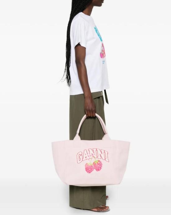 26SS 가니 토트백 B2110087 135 Egret - GANNI