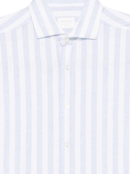 26SS 싸쿠스 긴팔 셔츠 ACT558ML 21651 002 White blue - XACUS