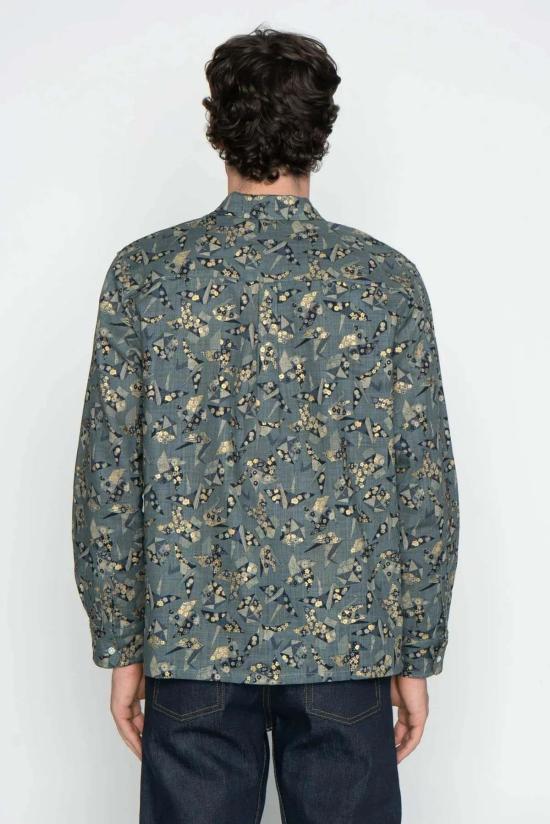  네이키드 & 페이머스 긴팔 셔츠 네이키드 앤 페이머스 트루  오리가미 포플린 - NAKED & FAMOUS