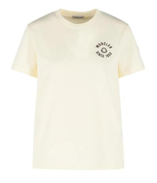 26SS 몽클레어 반팔 티셔츠 L10938C0003089AUO 034 NATURAL