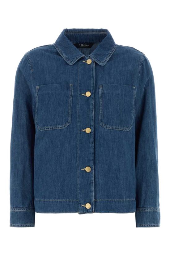 26SS 에스막스마라 데님 셔츠 2619041113600 001 Blue