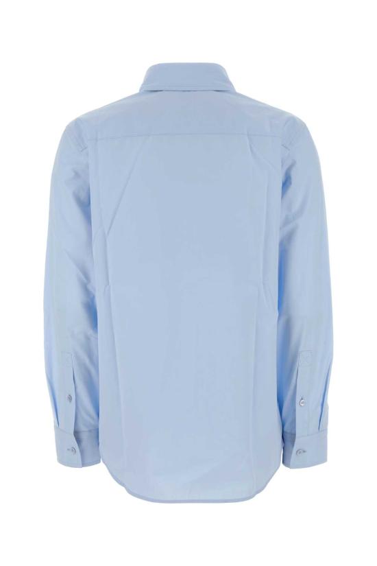 26SS 버버리 레귤러핏 코튼 포플린 포멀 셔츠 8123704 C5130 Light Blue - BURBERRY