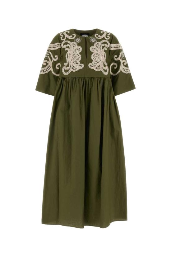 26SS 위켄드막스마라 미디 원피스 2615221012600 002 Green