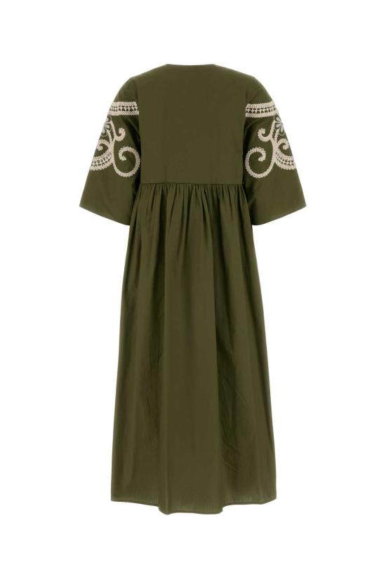 26SS 위켄드막스마라 미디 원피스 2615221012600 002 Green - WEEKEND MAX MARA