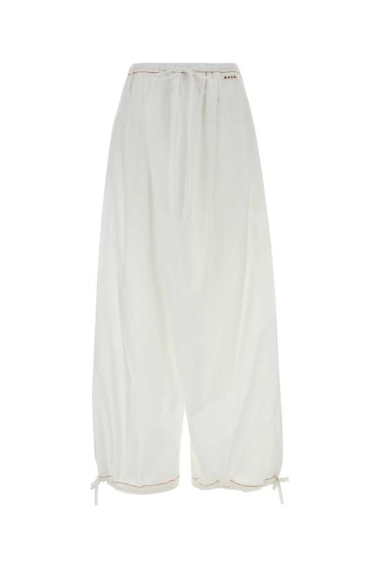 26SS 마르니 스트레이트 팬츠 PAMA0634S0UTC193 00W01 White