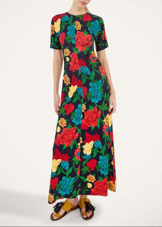  라 더블제이 롱 원피스 라 더블 제이 안젤리카 드레스 퀸 피오니 - LA DOUBLEJ