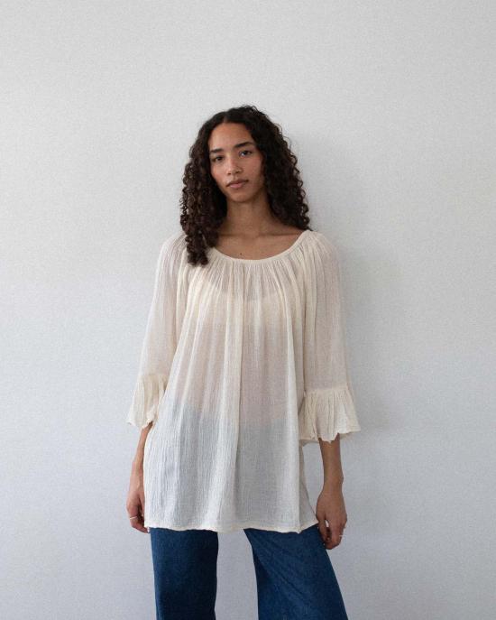  어니스트 코튼 블라우스 - HONEST COTTON