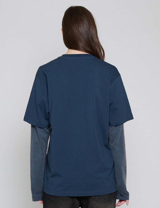  프리스카베라 긴팔 티셔츠 네이비 베다즐 스파이더 - PRISCAVERA