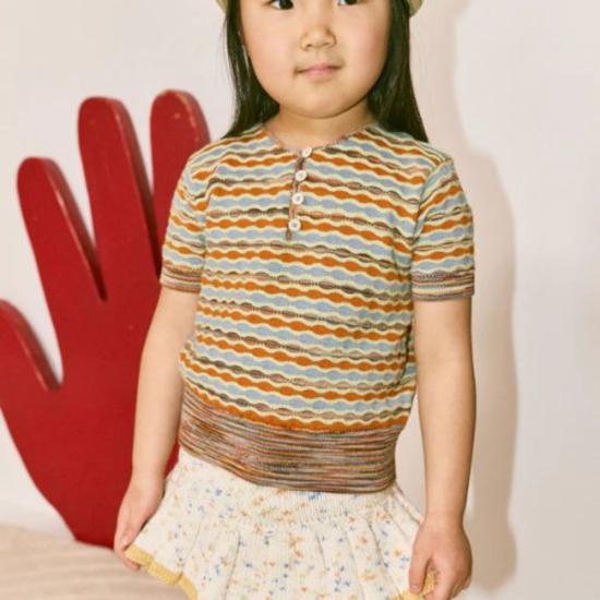  [키즈] 미샤 앤 퍼프 티셔츠 키즈 미샤 & 퍼프 카르멘  도브 메렝게 - MISHA & PUFF