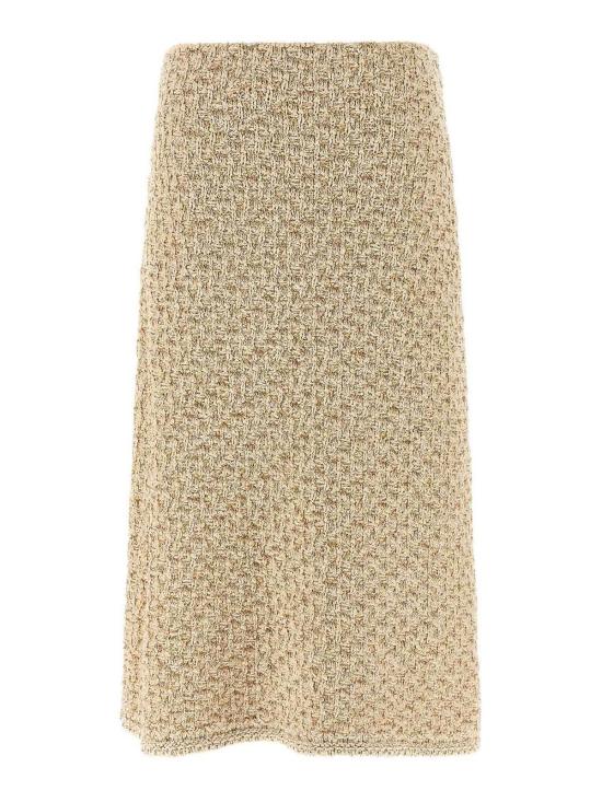 26SS 파비아나 필리피 미디 스커트 GND266F388L741VR1 Gold