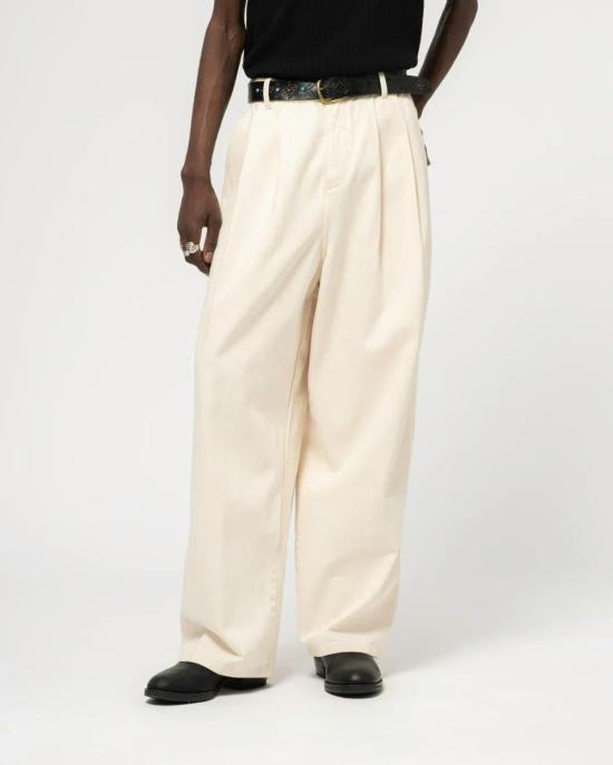  걸스오브더스트 스트레이트 팬츠 더스트의 소녀들, 영사 바지, 에크루 - GIRLS OF DUST