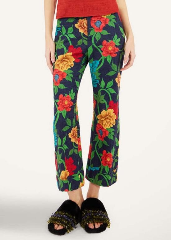  라 더블제이 크롭 팬츠 La Double J Hendrix 팬츠 Qn 피오니 - LA DOUBLEJ