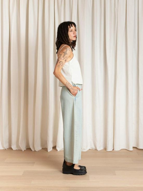  알리 골든 데님 팬츠 루즈 배럴 팬츠 - ALI GOLDEN