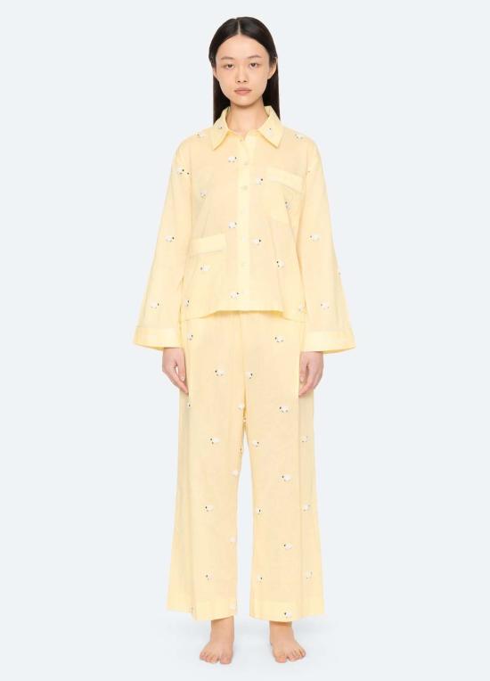  씨뉴욕 라운지 웨어 씨니 쉽 PJ 세트 옐로우 - SEA NY