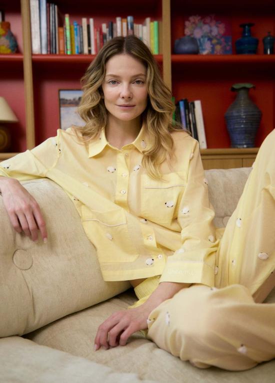  씨뉴욕 라운지 웨어 씨니 쉽 PJ 세트 옐로우 - SEA NY