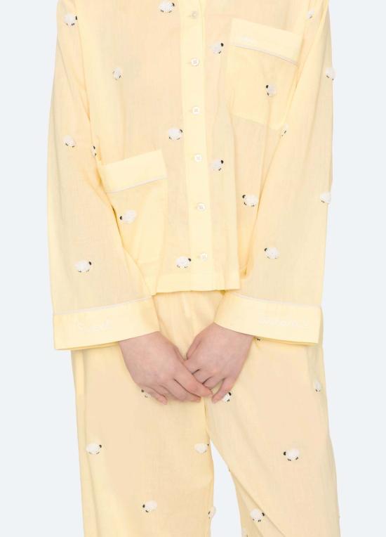  씨뉴욕 라운지 웨어 씨니 쉽 PJ 세트 옐로우 - SEA NY