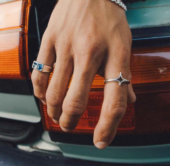  수 더 보이 반지 락 풀스 시그넷 링