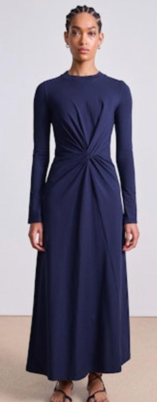  어피스 어파트 긴팔 티셔츠 Apiece Apart Long Sleeve Volta Navy