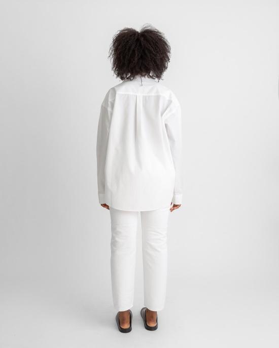  6397 블라우스 리워크 유니폼 셔츠 - 6397