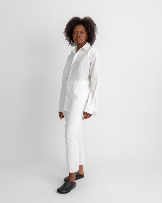  6397 블라우스 리워크 유니폼 셔츠 - 6397