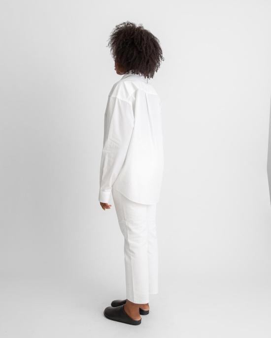  6397 블라우스 리워크 유니폼 셔츠 - 6397