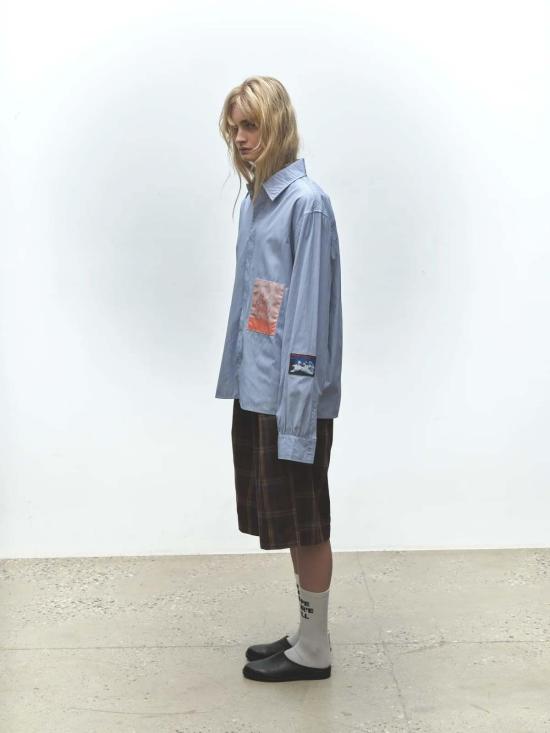  정글 정글 셔츠 불타는 돌고래 비즈니스 셔츠 - JUNGLES JUNGLES