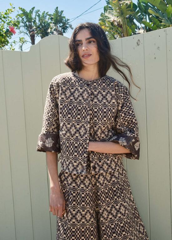  에이스 앤 지그 가디건 에이스앤지그 퀼팅 아마라  어제