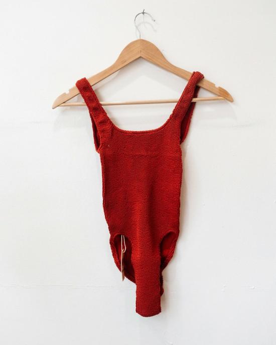  몰러스크 원피스 수영복 연체동물 물결 무늬 수영복 - MOLLUSK