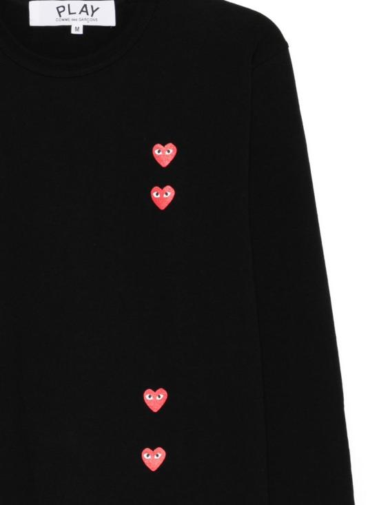 26SS 꼼데가르송 긴팔 티셔츠 AXT339D 1 Nero - COMME DES GARCONS