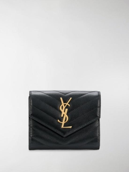 26SS 생로랑 지갑 403943 BOW011000 Black - SAINT LAURENT